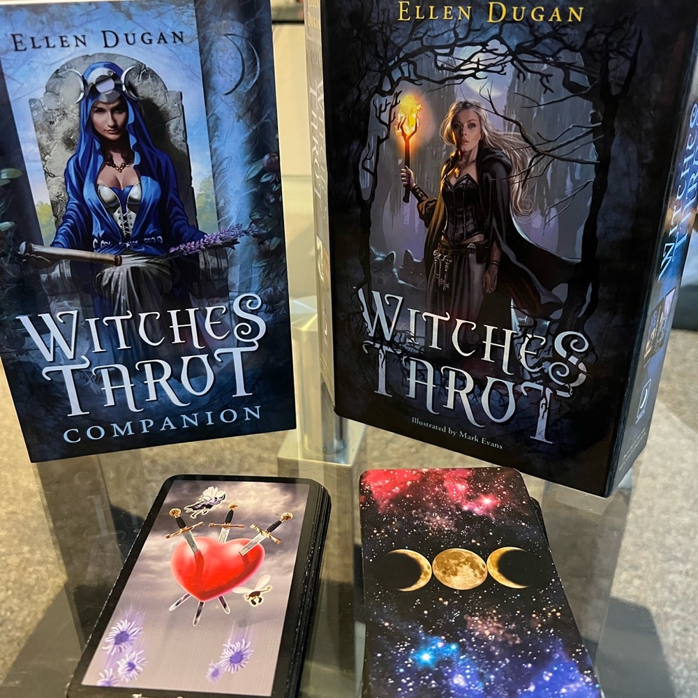 witches tarot with the book really nice